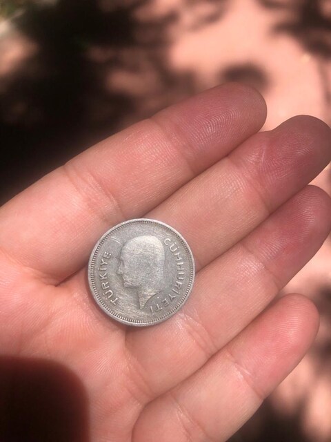 Antika gümüş para 6 gram
