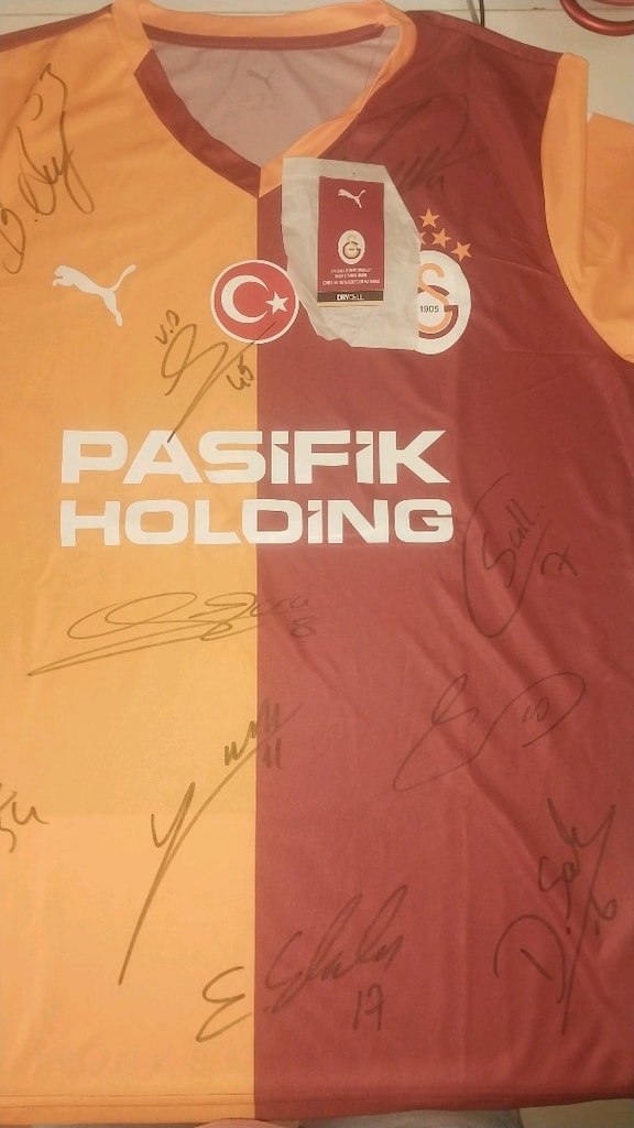 2025-2026 SEZON ISLAK İMZALI GALATASARAY TAKİM FORMASI ORJİNAL SIFIR
