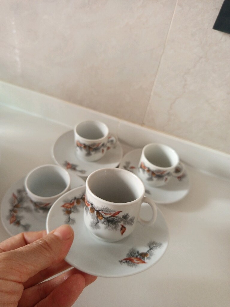 4 kişilik kahve fincanı - 2