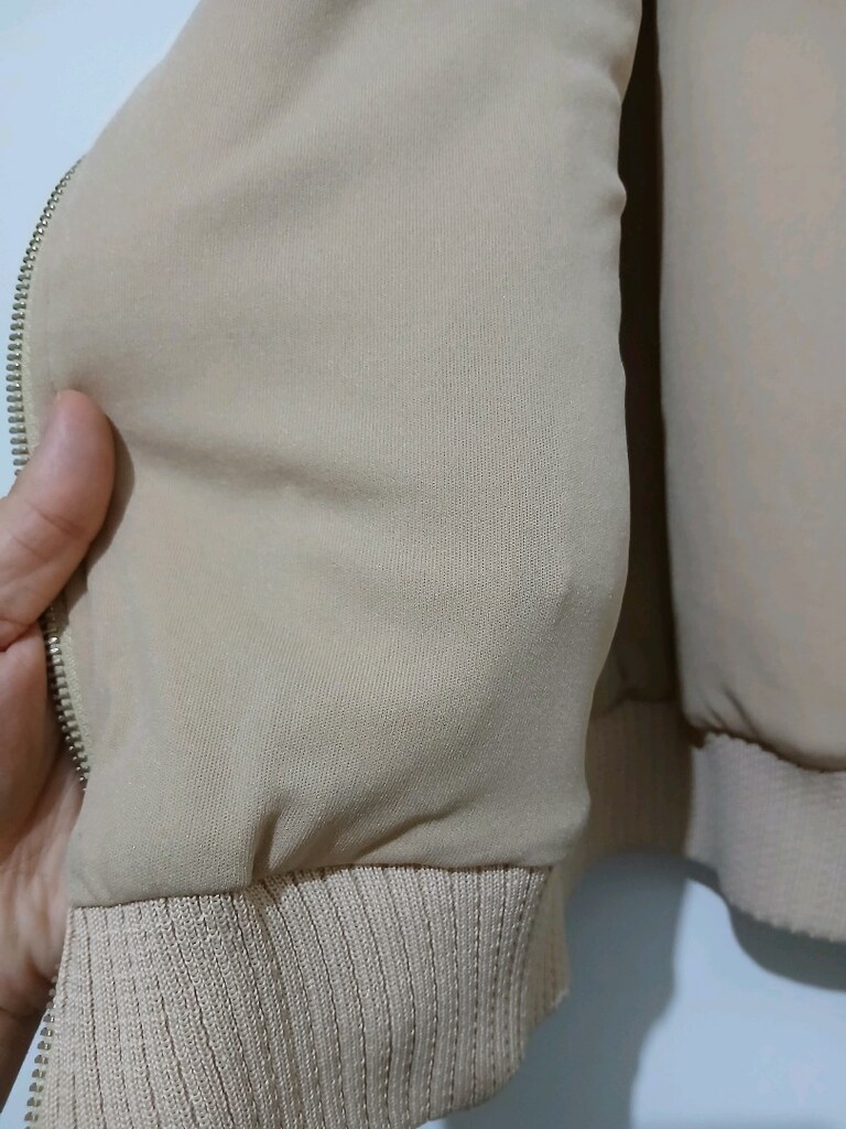 Kadın Fermuarlı Peluş Kısa Mont TOPSHOW - 9