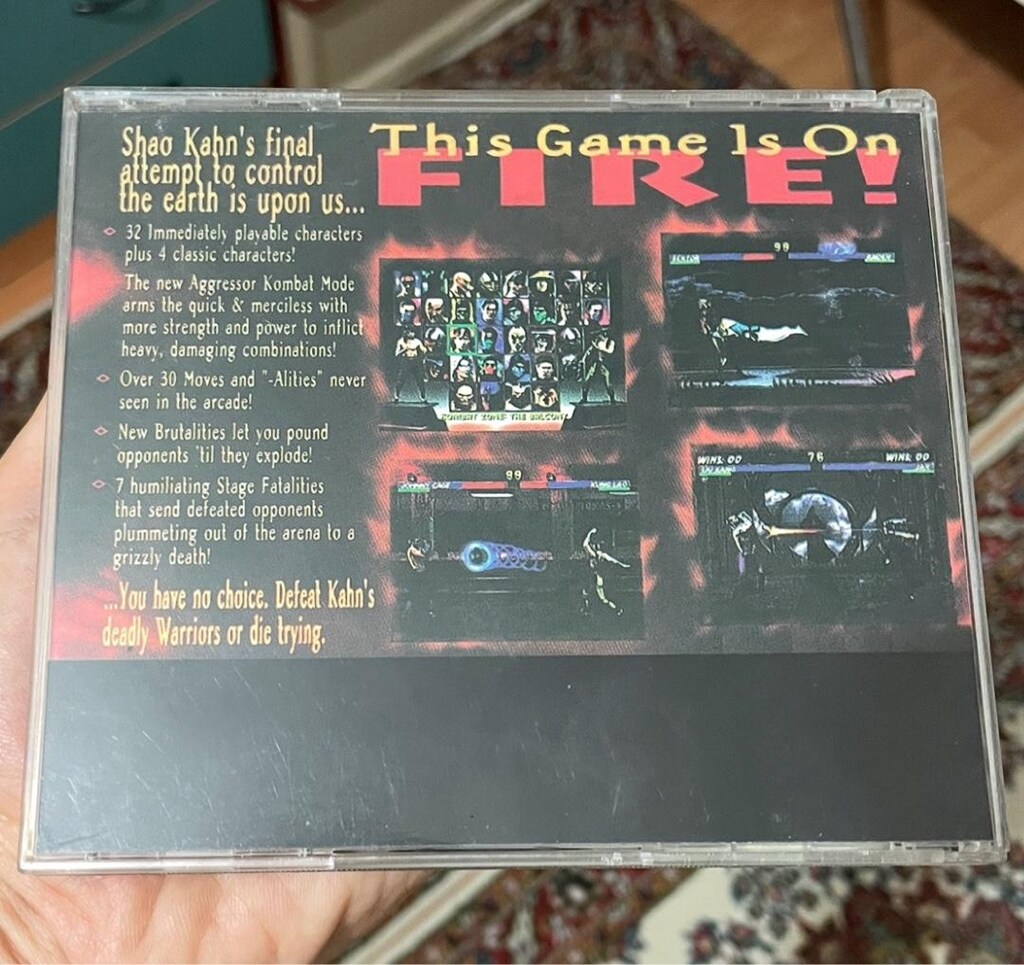 PS1 Mortal Kombat Trilogy (Gümüş CD) - 2