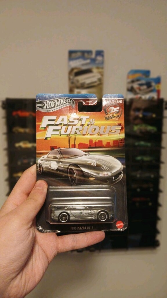 Hot Wheels 1995 Mazda RX-7 Fast & Furious Silver Series - 2
