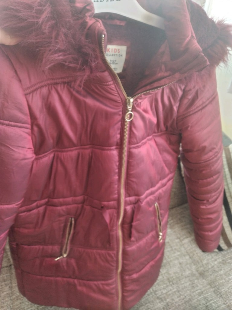 Kız çocuğu için şişme mont