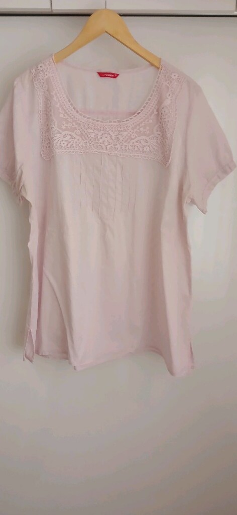yazlık uçuk pembe bluz - 3