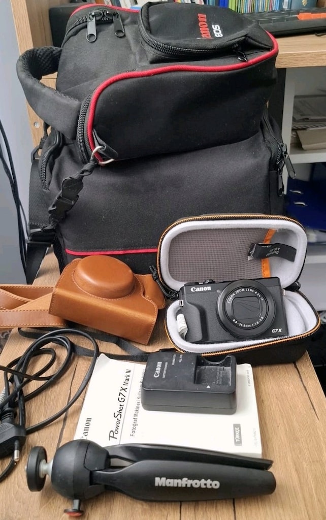 Canon PowerShot G7 X Mark III – Az Kullanılmış, Aksesuarlı Komple Set - 2
