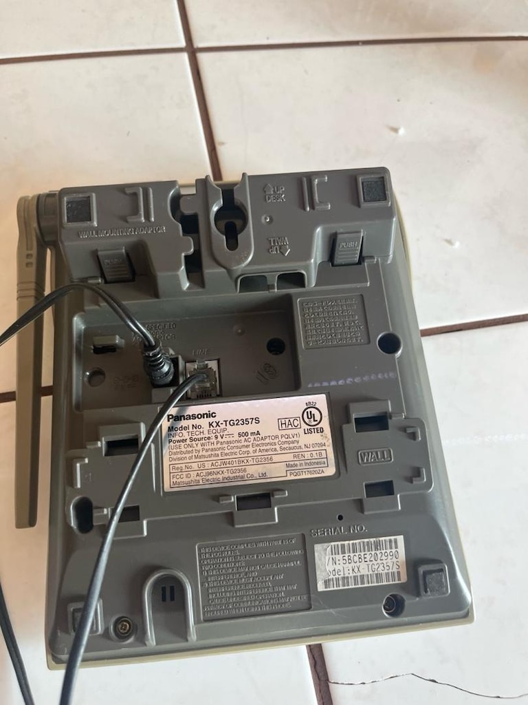 Panasonic KX-TG2357S Ev Telefonu Kablosuz - 8
