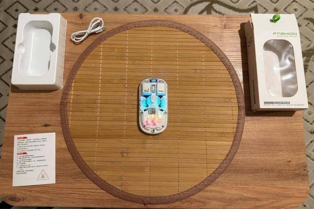 MOUSE KABLOSUZ RGB IŞIKLI 1600DP (SIFIR) - 7