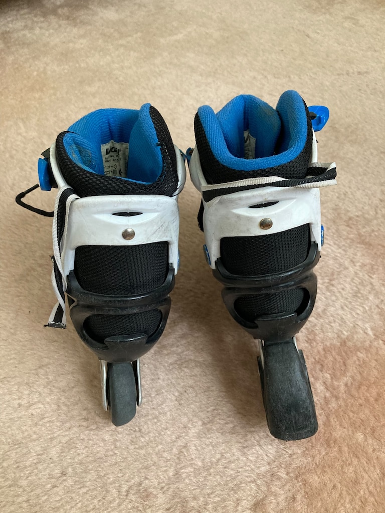 Paten - Voit Siyah-Mavi Inline – Ayarlanabilir Tokalı Tasarım - 4