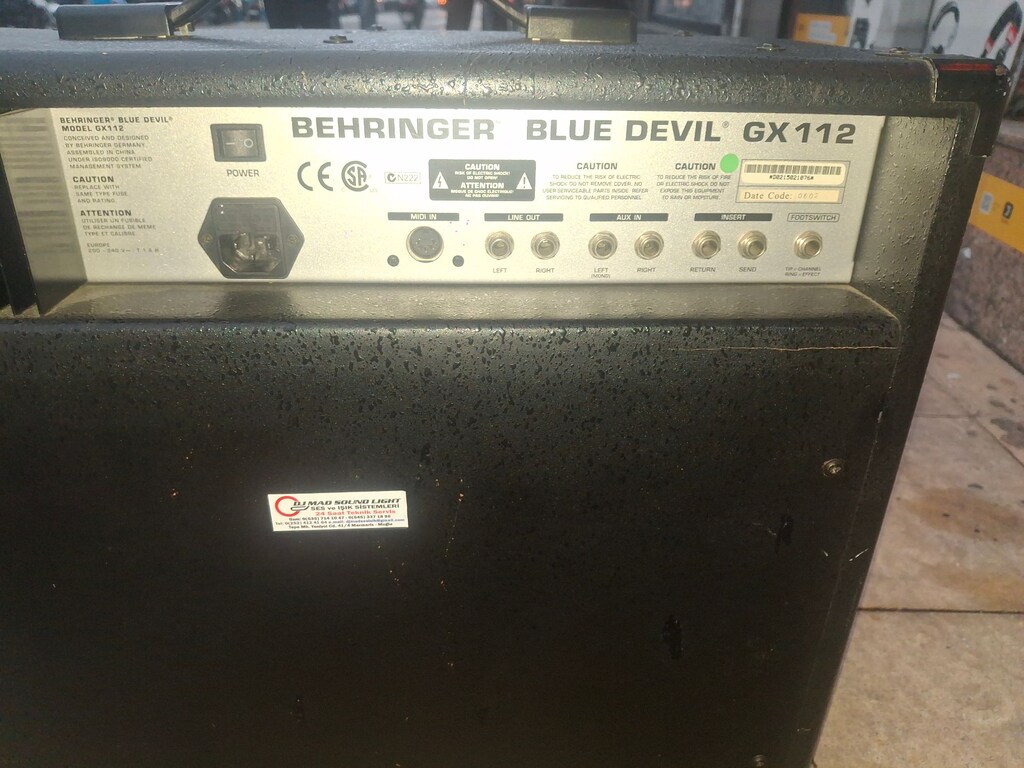 Behringer Blue Devil GX112 60 W Amfi - 20000 TL - 3