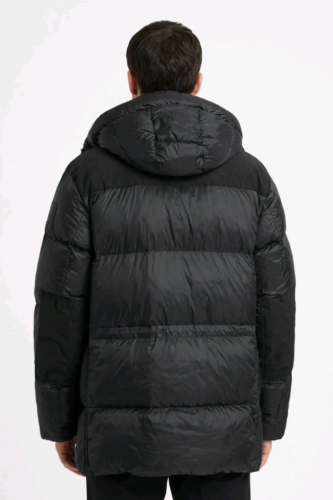 Burberry 'Lindford' Siyah Şişme Mont - 9