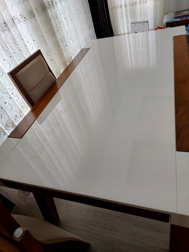 mdf lake boyalı masa 6 sandalye orta sehpa tv sehpası - 14