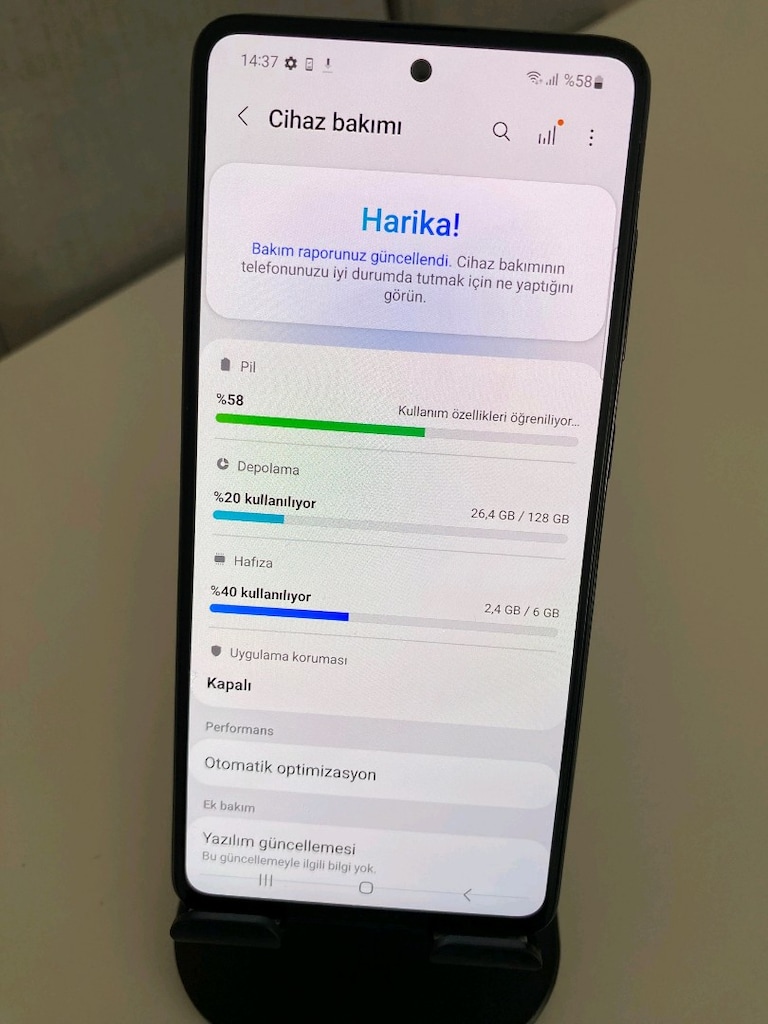 TERTEMİZ SAMSUNG GALAXY A51 TR NFC'Lİ 6+6 12GB RAM 128GB HAFIZA - 11