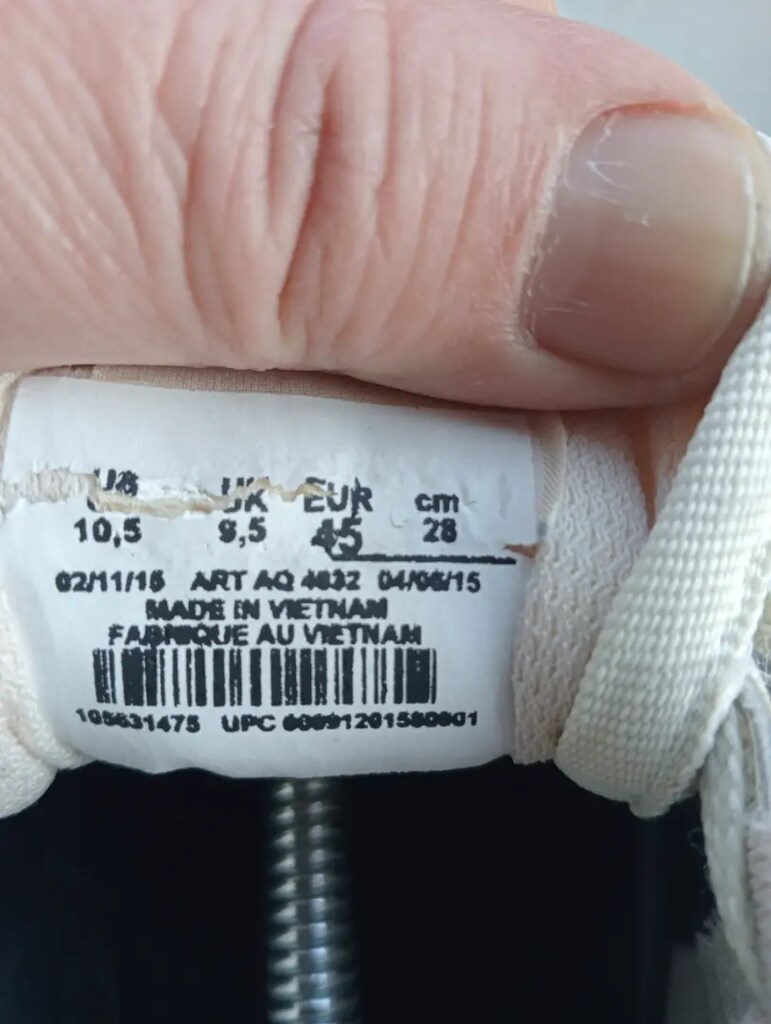Nike Air Spor ayakkabı süet deri 44.5 numara orjinal - 4