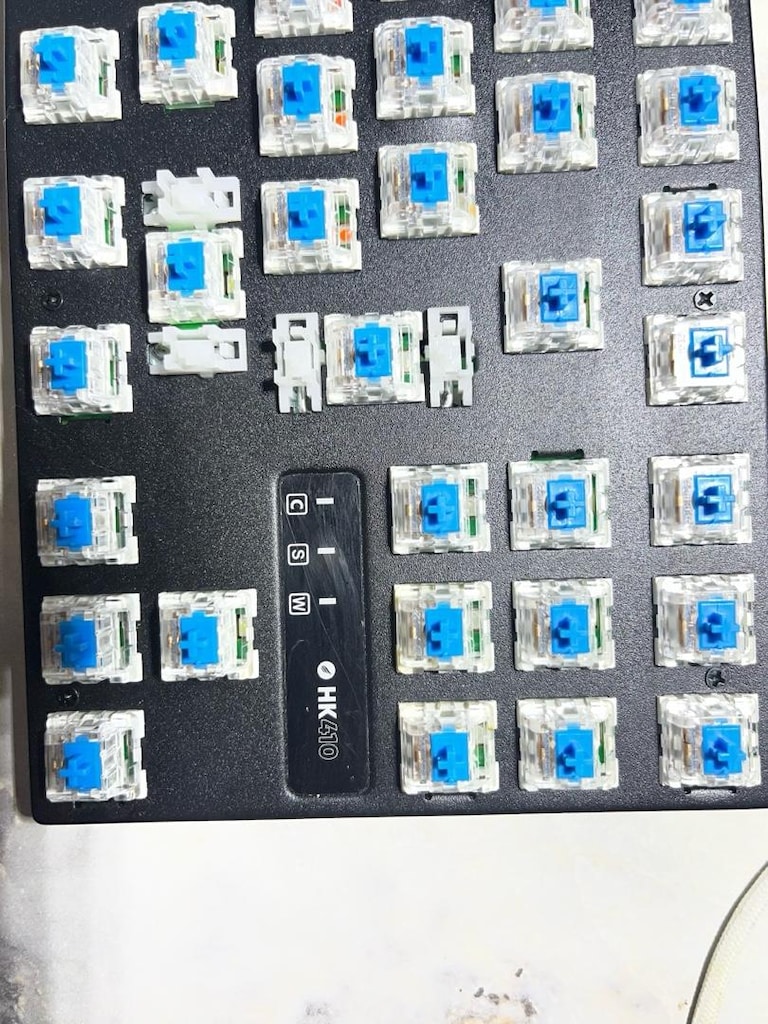 HK410 Blue Switch Klavye - 3