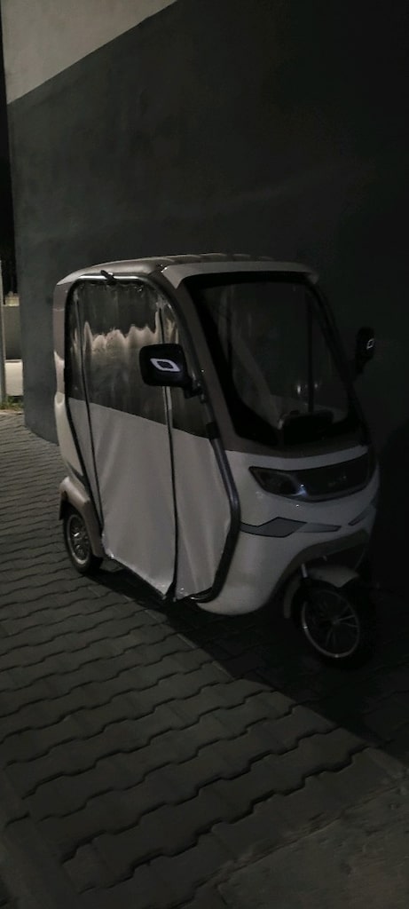 Sfm Ihlara Sf 400 3 Tekerli Elektrikli Kabinli E - Tricycle Krem - 9