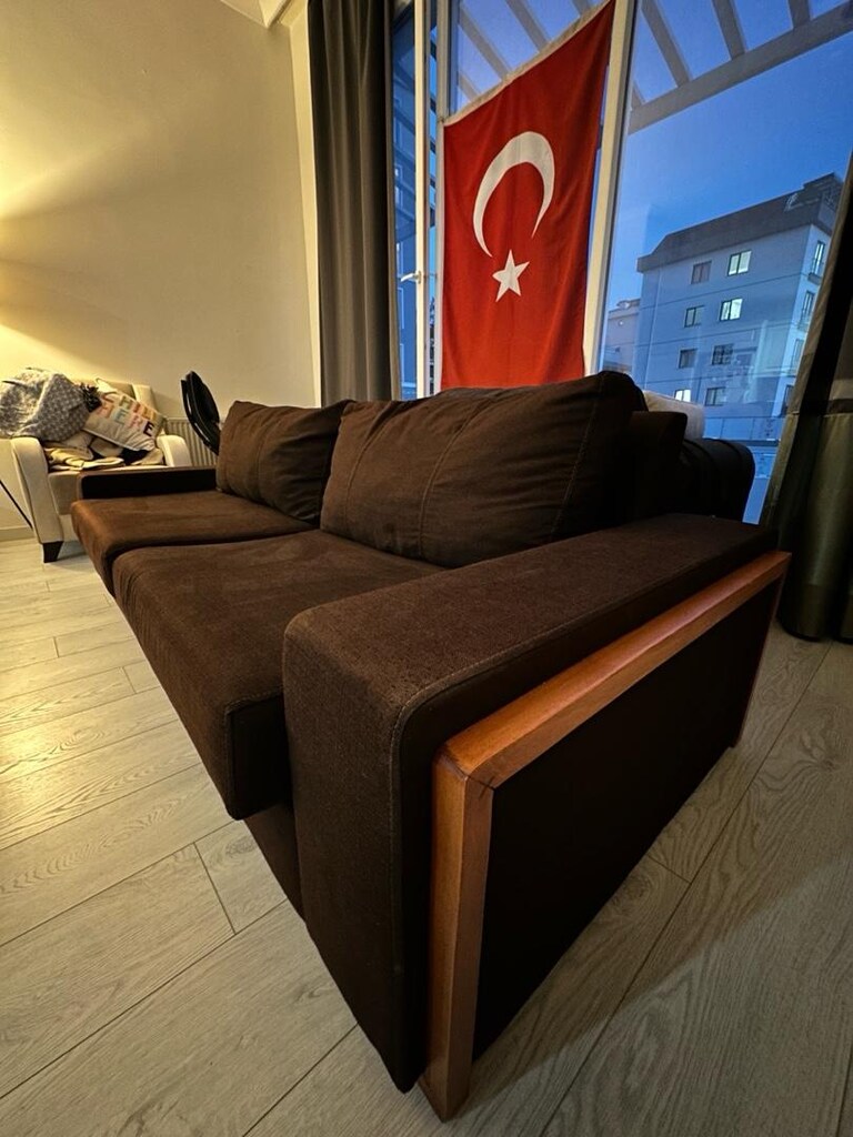 3’lü Koyu Kahve Koltuk - 5