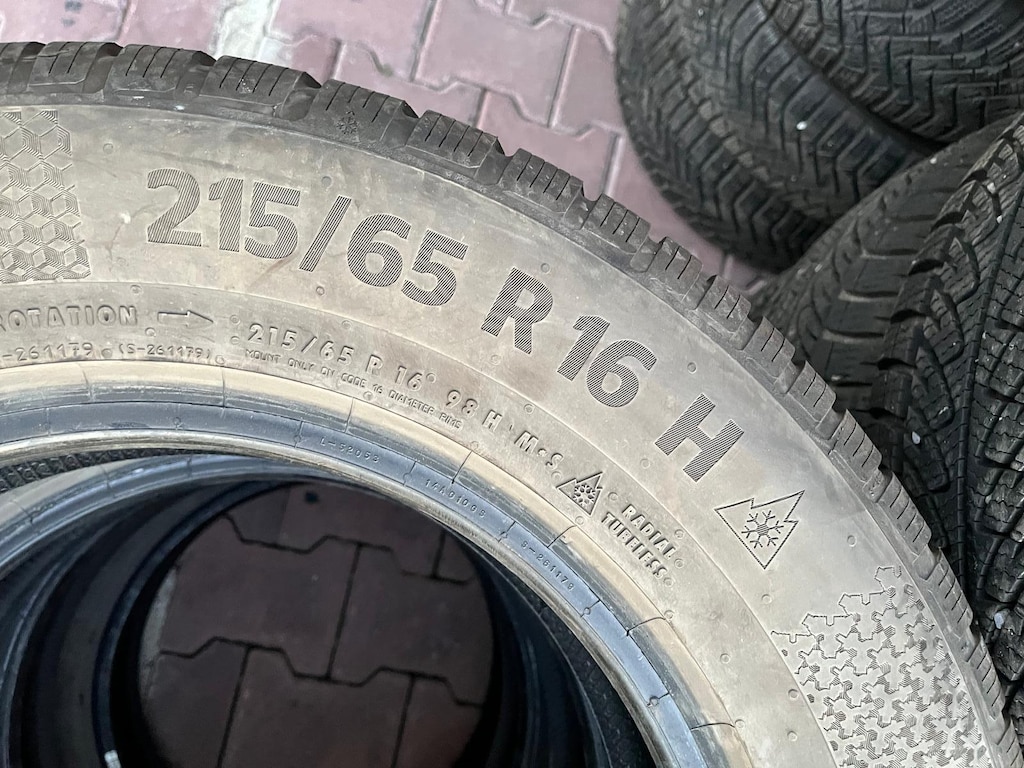 215 65 R16 CONTINENTAL | 1. SINIF TEMİZ TAKIM KIŞLIK - 5