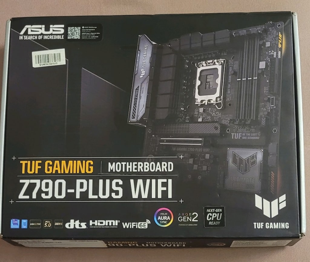 Asus Tuf Gamıng Motherboard Z790 PLUS WIFI anakart