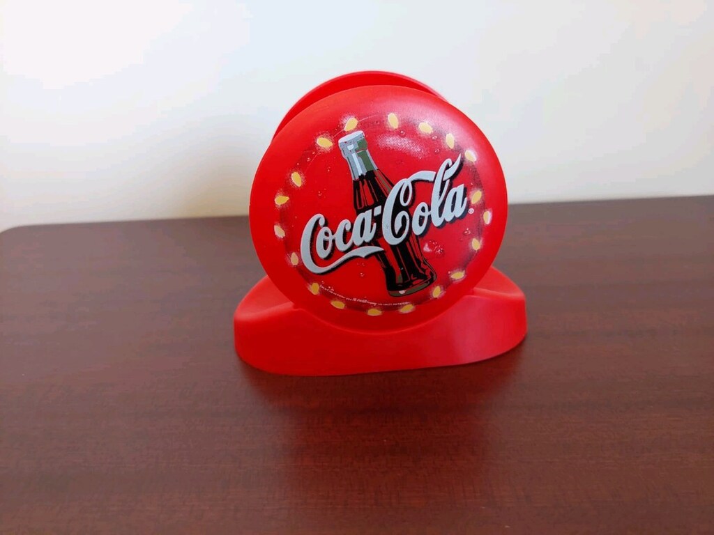 Coca-Cola Peçetelik ve Metal Tepsi - 4