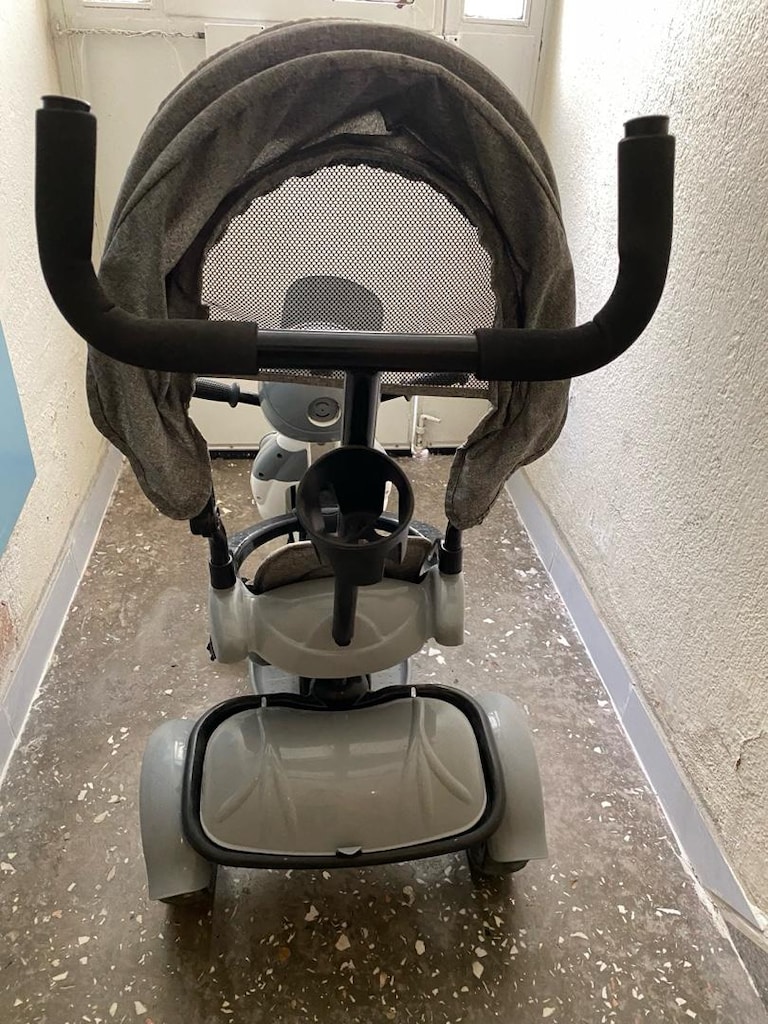 Babyhope 125 Ebeveyn Kontrollü Bisiklet Gri - 5