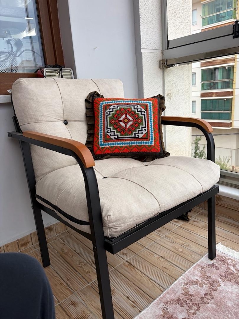 metal ayaklı 1 yıllık balkon takımı - 4