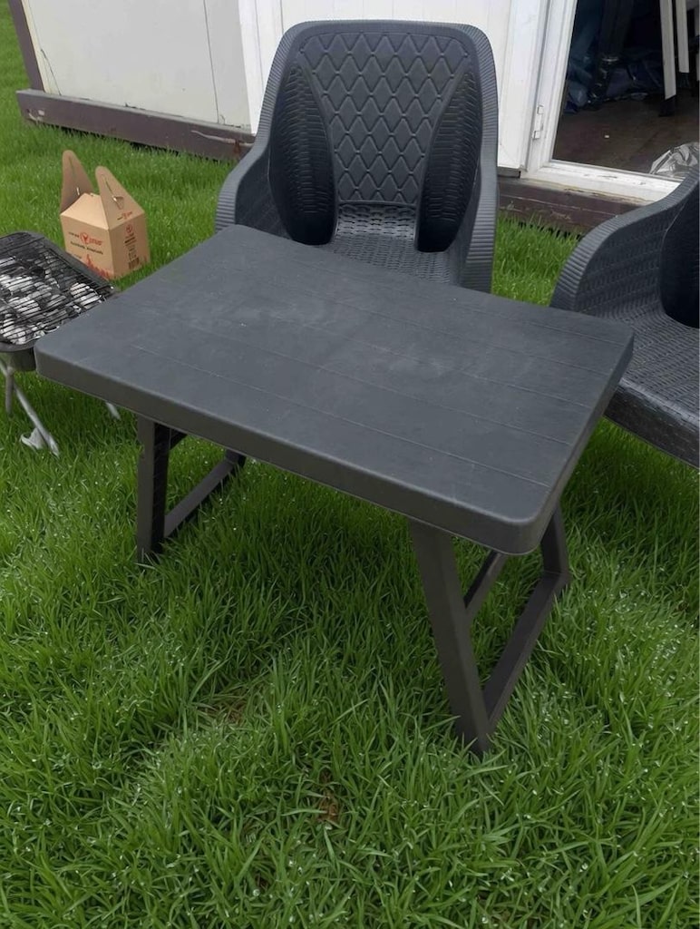 Plastik Katlanabilir Kamp Masası 50x75 cm