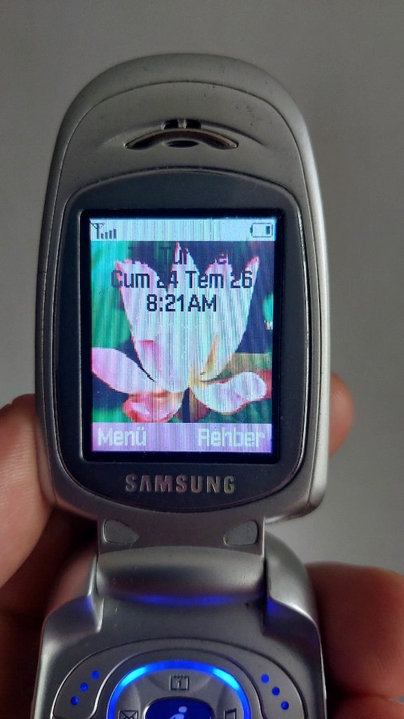 SAMSUNG SGH-460 MODEL KAPAKLI TELEFON - 8