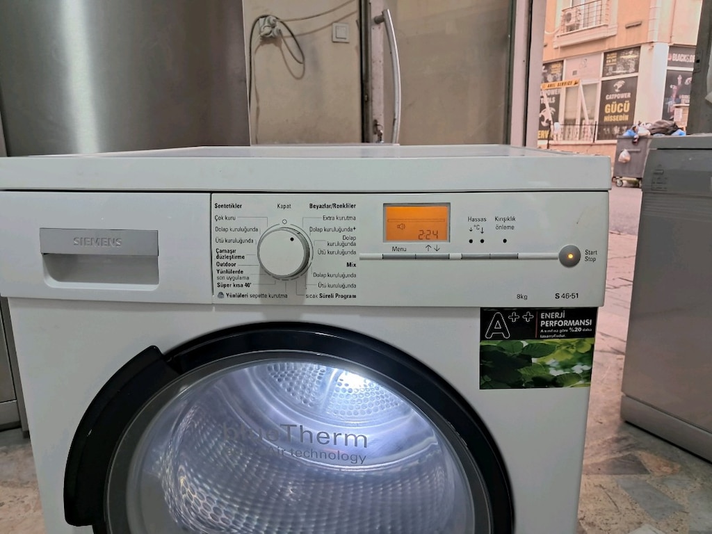 sıfır gibi ısı ponpalı Siemens 8kloluk kurutma makinesi 8.500tl - 7