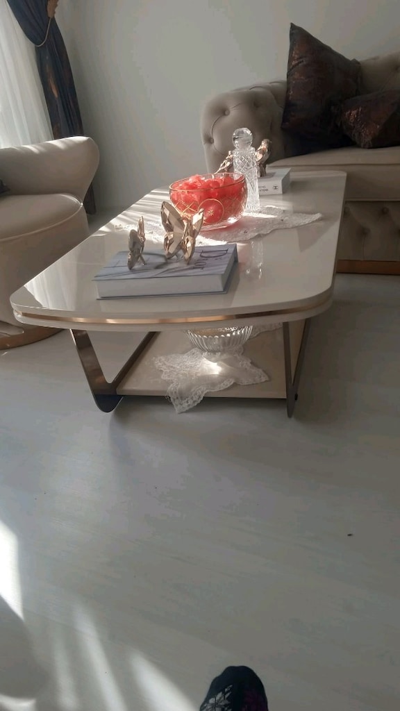 Lake Mdf Paslanmaz Çelik Sehpa - 4