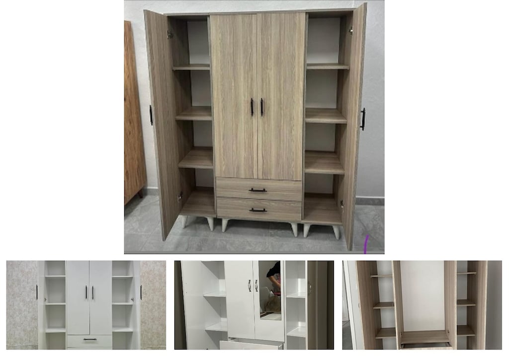 4 kapaklı elbise dolabı xlumofhnbu - 4