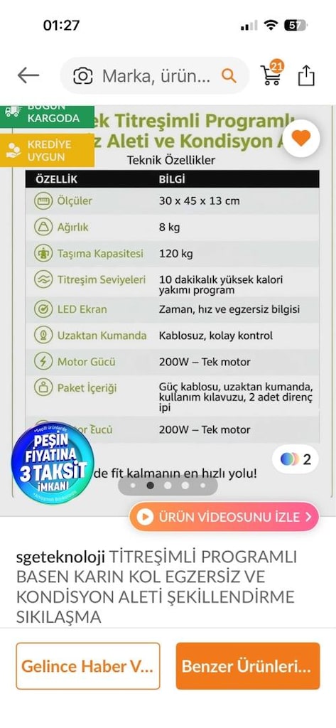 titreşimli spor aleti - 3