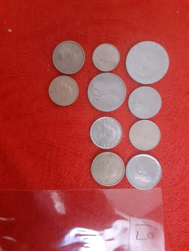 10 adet eski Türk paralari - 2