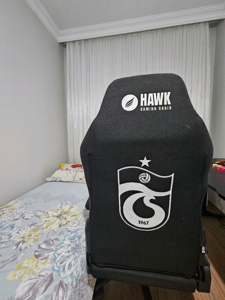 Hawk Future Black Kumaş Oyuncu Koltuğu - Temiz - Bel Yastıklı - 4