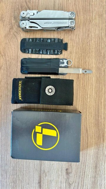 leatheram surge yanında tornavida seti de verilecektir