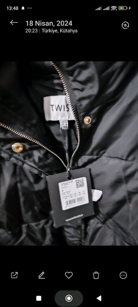 SIFIR TWİST SİYAH MONT - 5