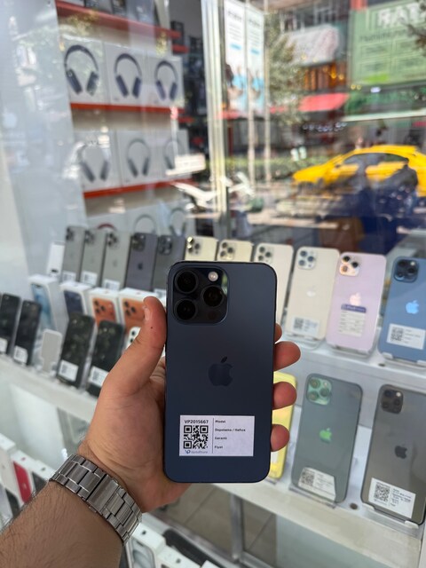 İPHONE 15 PRO MAX 256GB PİL%79 MAVİ YD!