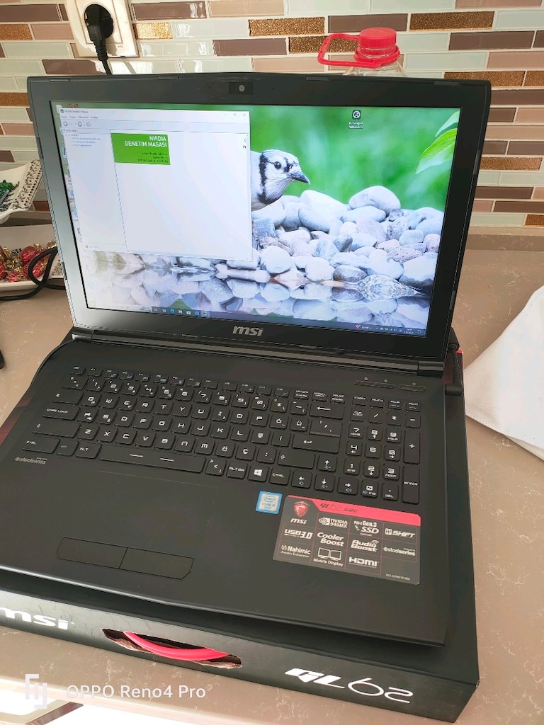 KUTULU MSI GL62 6QC i5 8GB 256SSD 940MX FHD TEMİZ - 2