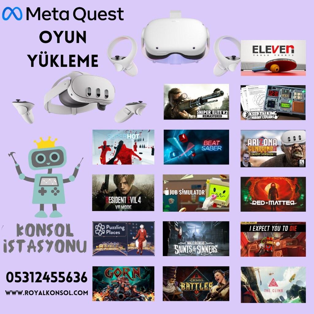 META QUEST 3 512 GB SANAL GERÇEKLİK GÖZLÜĞÜ 40 OYUN YÜKLÜ SIFIR - 2