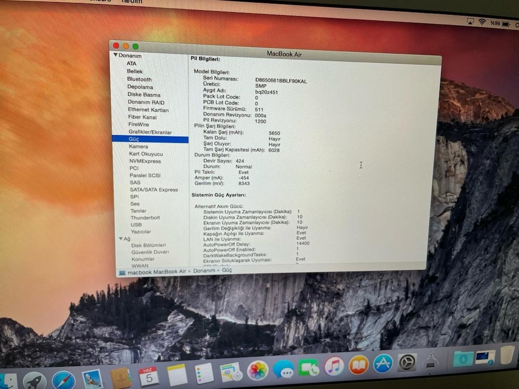 MacBook Air 13inc intel core i5 4Ram 256GB SSD - 3