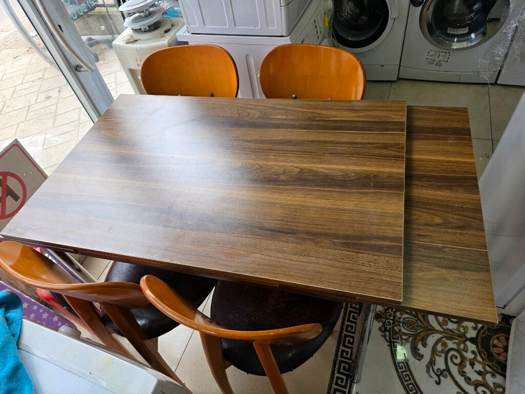 açılır masa 4 sandalye mdf masa - 2