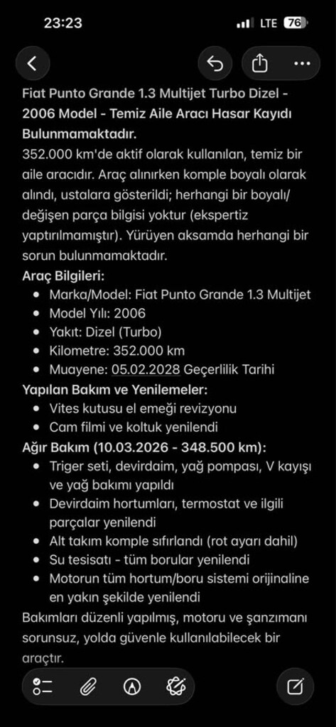 Temiz Aile Aracı Punto - 9