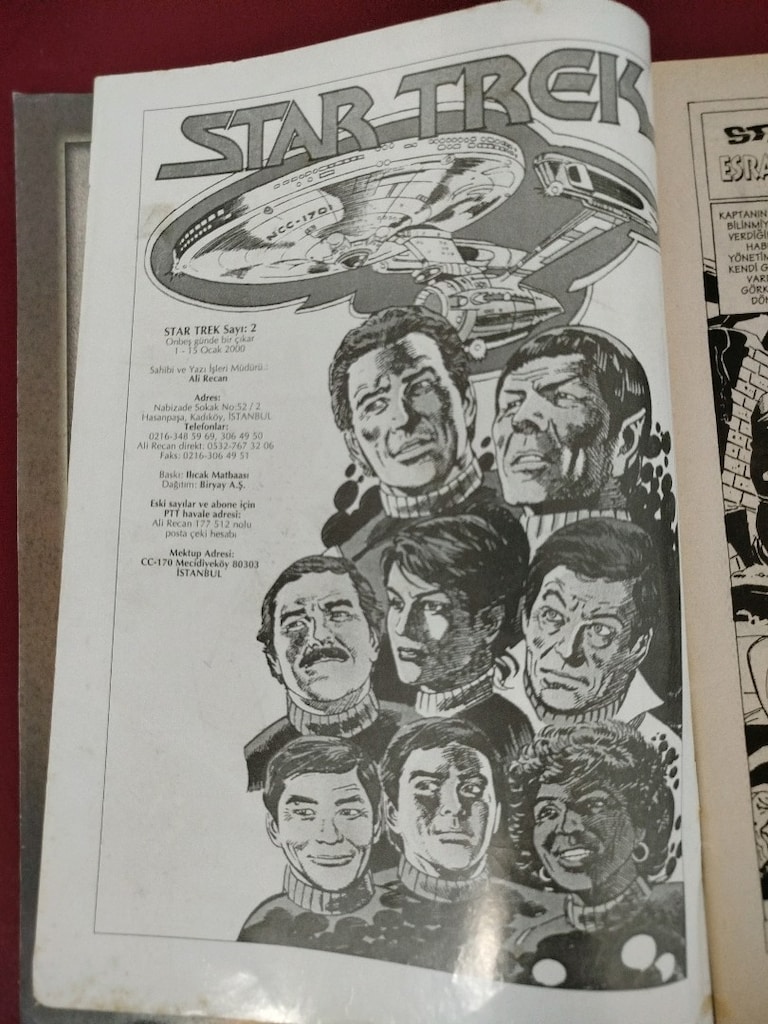 STAR TREK 1,2 takım, 1999-2000 yılı baskı, Alfa Yayınları, bilim kurgu - 9