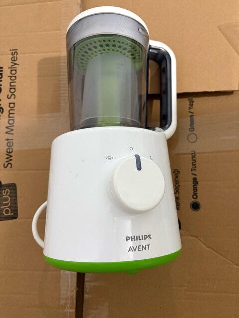 philips avent buharlı pişirici ve blender