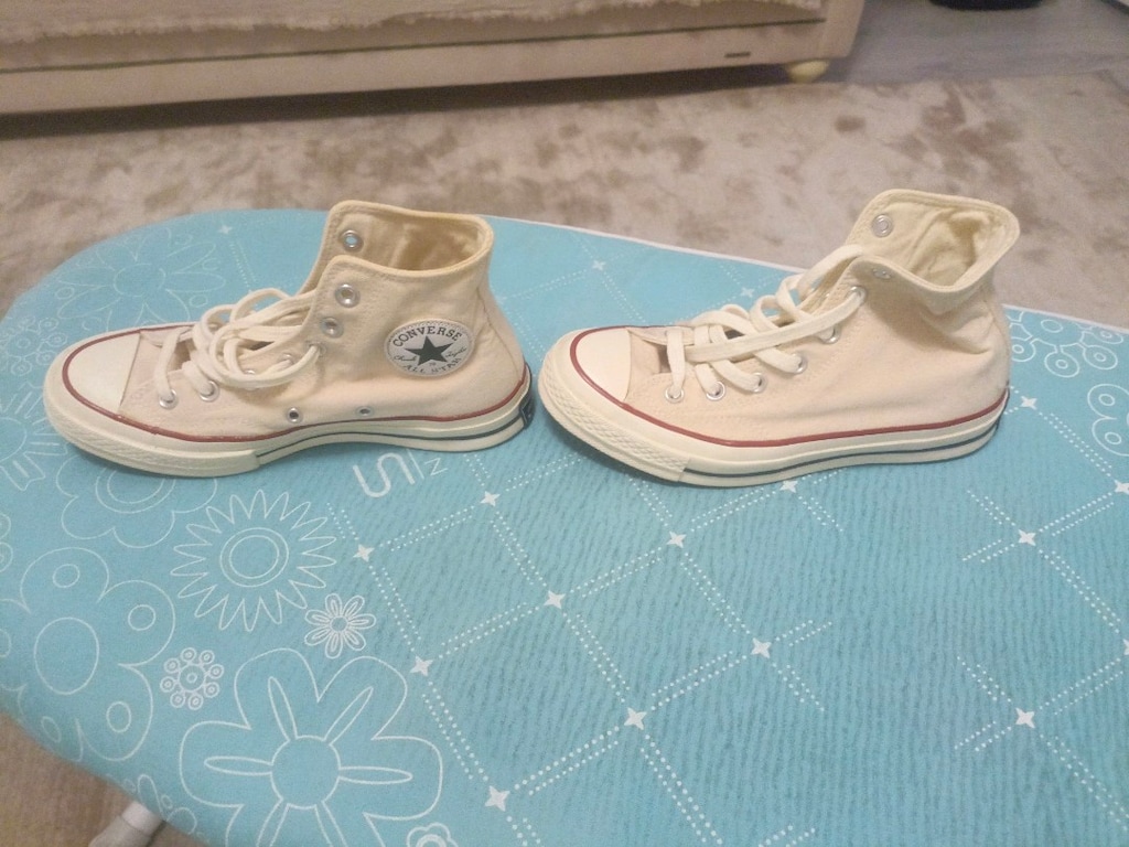 Converse kadın krem ayakkabı - 2