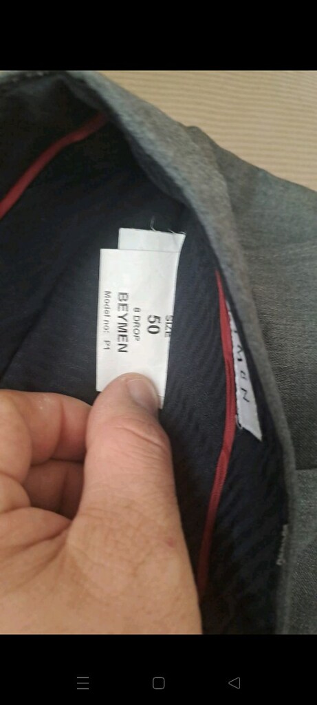 Beymen erkek klasik pantolon