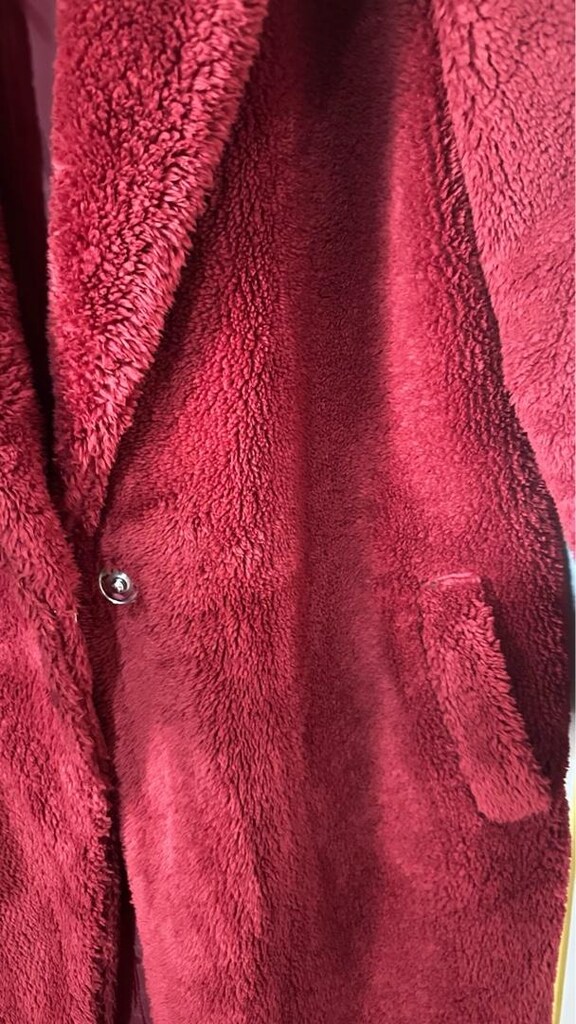 DİLVİN BORDO PELUŞ KABAN — görsel 7/8