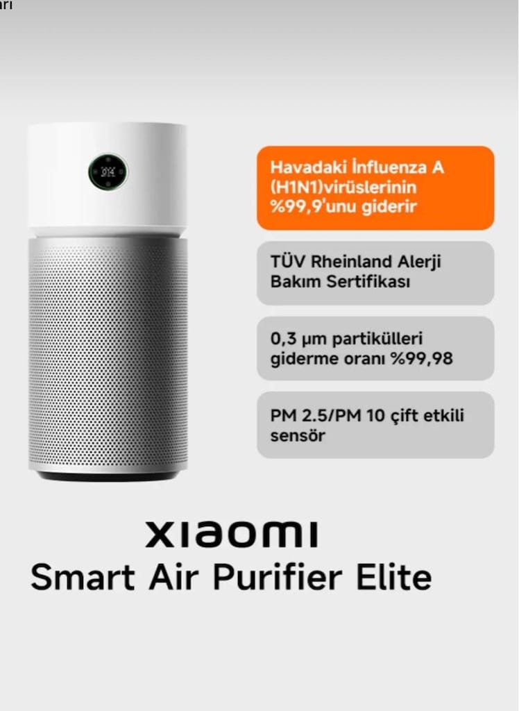 Xiaomi hava temizleyici - 2