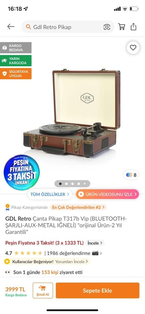 GDL Retro Plakçalar Pikap - 4