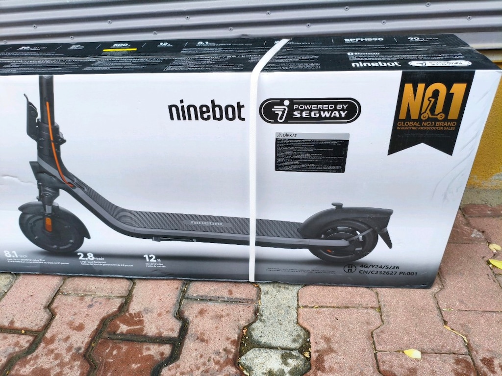 sıfır ambalajında 2 yıl garantili segway e2 plus 2 elektrikli scooter - 3