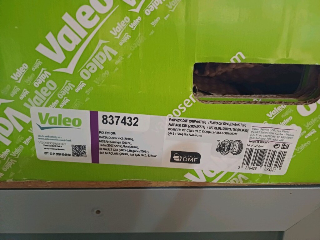 Valeo fransız marka fluence baskı balata tam set - 2
